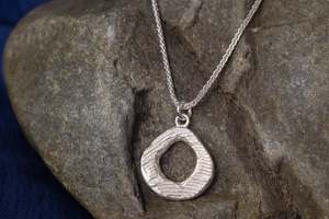 Shorelines: Tidepool Pendant - Sterling Silver