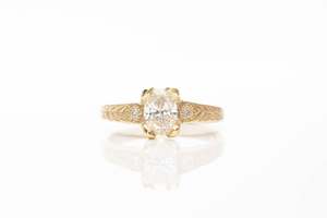 Engagement Rings: Vale Ring - 9ct Yellow Gold with Diamonds