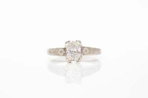 Engagement Rings: Vale Ring - 9ct White Gold with Diamonds