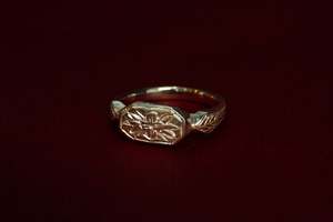 Silver Rings: Relic Signet Ring - Sterling Silver