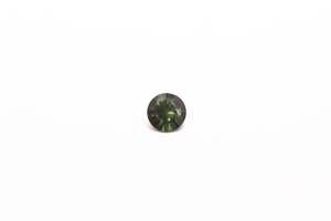 Gemstones: 6mm Sapphire: 0.92ct Round - Green
