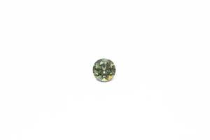 Gemstones: 5.75mm Sapphire: 0.91ct Round - Green