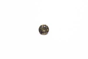 Gemstones: 6mm Sapphire: 1.03ct Round - Green-Brown