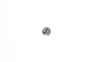 Gemstones: 4.9mm Sapphire: 0.54ct Round - Blue Green