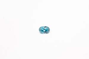 5.2x7.1mm Zircon: 0.92ct Oval - Blue