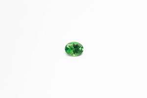 Gemstones: 5.5x7.2mm Tsavorite Garnet: 1.06ct Oval - Green