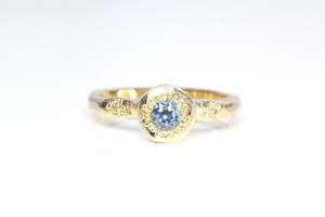 December: Neve Ring - 9ct Yellow Gold with Topaz
