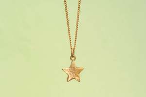 Star Pendant - 9ct Yellow Gold