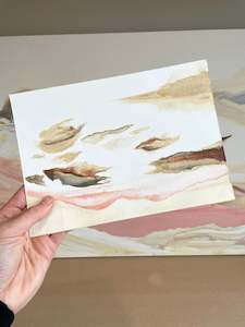 Paintings: 'Awake my soul' study original watercolour