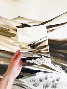 Paintings: 'What guides you' study (6 x 8") original watercolour