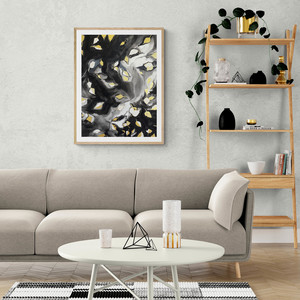Paintings: Where the gold lies - a large original painting unframed