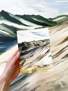 The Monthly Muse: 'Peace Be Still' study original watercolour