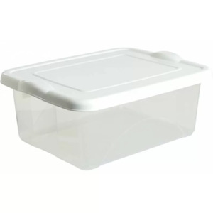 Baskets Bins: Clear Storage Container with Lid