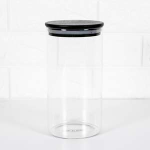 Bamboo Glass Jar 1300ml