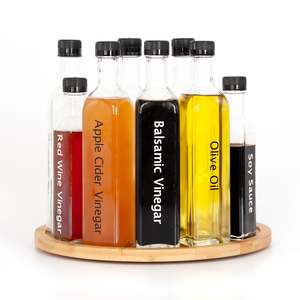 Single Tier Bamboo Turntable