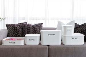 Storage Bin with Lid Bundle