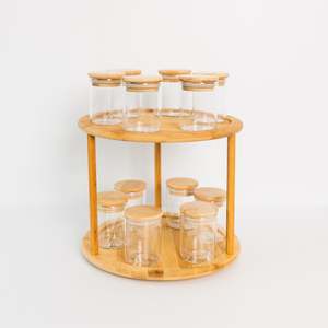 Spice Jars and 2 Tier Turntable