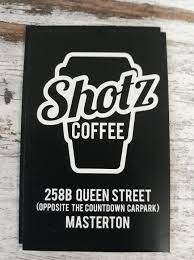 Wairarapa: Shotz Coffee Hatch & Bach - Masterton