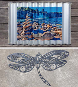 Taranaki: Abstract Signs  - Garden Art Gallery - Taranaki