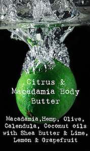 Soultime Bath Body: Citrus & Macadamia Body Butter