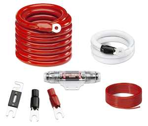 Car Audio Accessories: MTX StreetWires ZNX50K 1/0 AWG Amplifier Power Kit