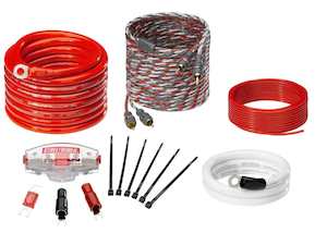 Car Audio Accessories: MTX StreetWires ZNX21K 4 AWG Amplifier Kit