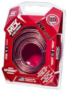 Car Audio Accessories: MTX StreetWires ZNX1.5SC 10M ZeroNoise SuperCable CCAW Speaker Cable