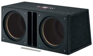 Car Audio Accessories: MTX Audio Sledgehammer Dual Custom 12" Enclosure - SLH12x2U
