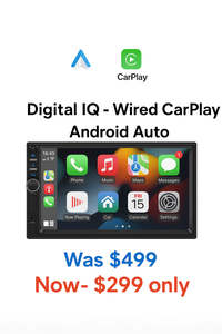 Car Audio: Digital IQ – 7″ Wired Apple CarPlay & Android Auto Car Stereo