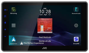 Car Audio: JVC KW-Z900W 9″ Floating Display HD Receiver with Wireless Apple CarPlay & Android Auto