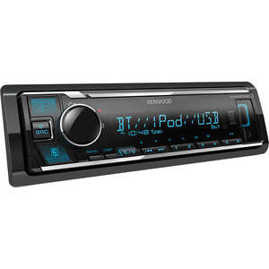 Single Din Head Unit: KENWOOD KMM-BT408 MECHLESS BLUETOOTH STEREO/3XPREOUTS