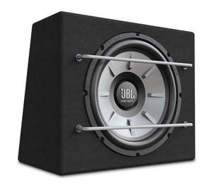 Subwoofer: JBL Stage 1200B 12" 1000W (250W RMS) 4 ohm Sealed slim enclosure Subwoofer
