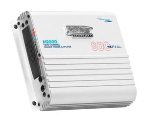 Marine Audio Accesory: BOSS Audio MR800 Marine Grade 800 Watt 2 Channel  Class AB  Amplifier