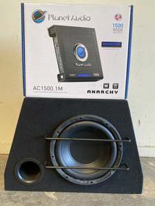 Package Deals: Mac Audio BLK 25 10" Bass Reflex Subwoofer with + 1500 Watt Mono Amp COMBO DEAL