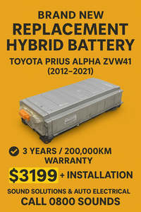 Batteries Auto Electrical: Brand New Toyota Prius ALPHA ZVW41 Hybrid Battery (2012-2021) with 3 Years Warranty