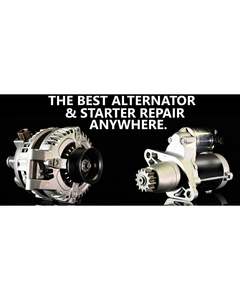 STARTER MOTOR & ALTERNATOR REPLACEMENT