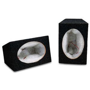 SPEAKER BOX 6 X 9" BLACK SMALL PAIR