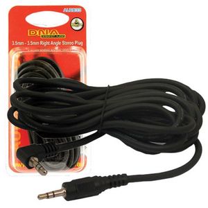 Aux Cable: 3.5MM TO RIGHT ANGLE 3.5MM STEREO AUX LEAD 3.0M