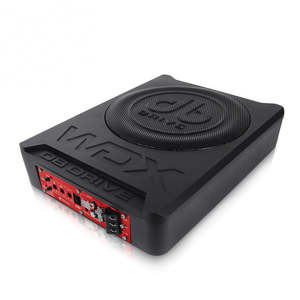 DB Drive WDX Active Subwoofer (10" - 250W RMS -900 Watts ) LOW PROFILE SUBWOOFER