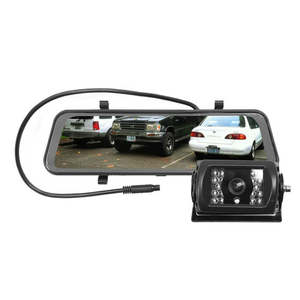 Driver Safety: Avs 8.8" Ahd 720P Clip On Rear View Full Screen Mirror Kit With Ahd Heavy Duty Camera