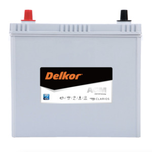 Batteries Auto Electrical: Delkor S46B24R Hybrid Auxiliary Battery (AGM 12V, 370CCA, 45Ah)