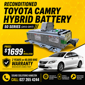 Car Batteries: Toyota Camry Reconditioned Hybrid Battery AVV50 (2012–2017) | with 2 Years Warranty | NZ Stock