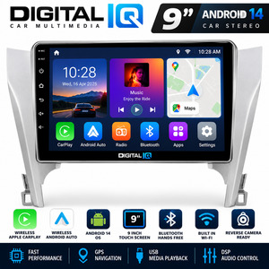 Toyota Camry Stereo Upgrade (2012–2017) — Digital IQ 9″ Android 14 Head Unit