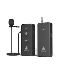 Wireless Microphones: Wireless Lavalier Microphone MAONO AU-WM800 2.4G Hz digital