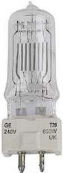 Stage Lights Lamps Bulbs: LAMP T26/27 650w GY9.5 base
