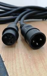 Dmx Control Equipment: DMX LEAD 3mtr 3 Pin Water Resistant Plugs
