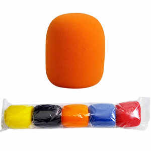 Boly Microphones: Mix Pack x 5 Sponge Cover for Hand held Mics