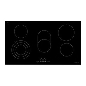 Products: Parmco 900mm Ceramic, Black, 5 Burner Cooktop I Series 3 I HO39BC5