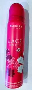 Personal Care: Yardley Lace Seduction Perfumed Body Spray 90ml