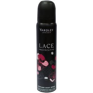 Personal Care: Yardley Lace Provocative Perfumed Body Spray 90ml